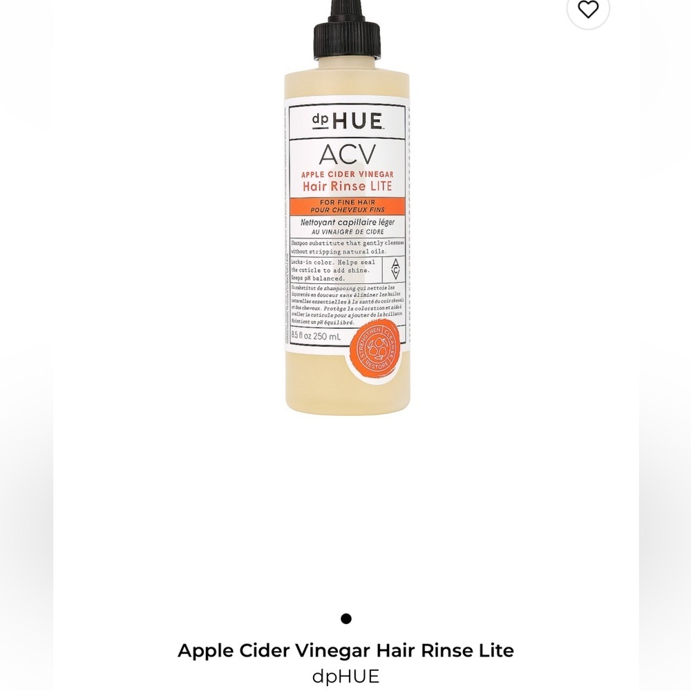 dp HUE ACV Rinse LITE Brand new sealed